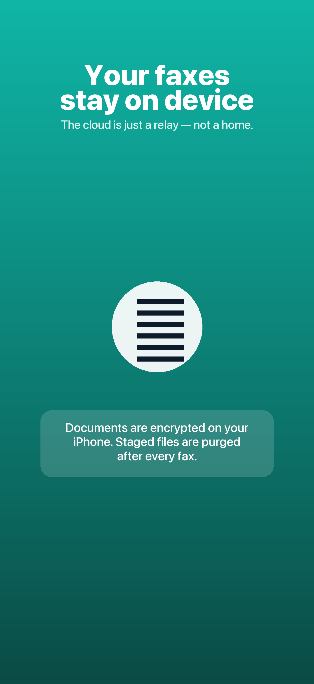 Faxly screenshot: 03 faxly