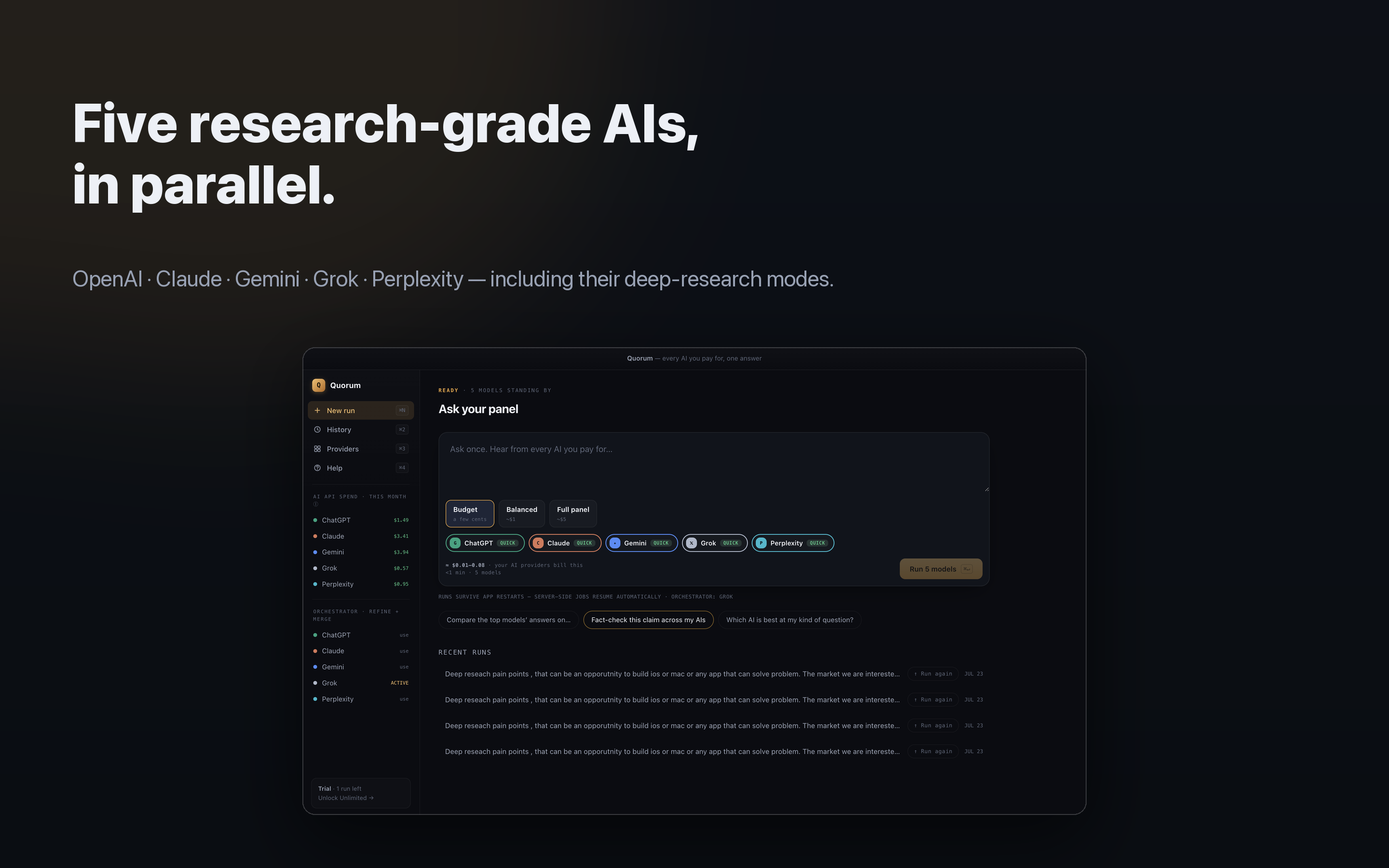 Quorum screenshot: 03 quorum
