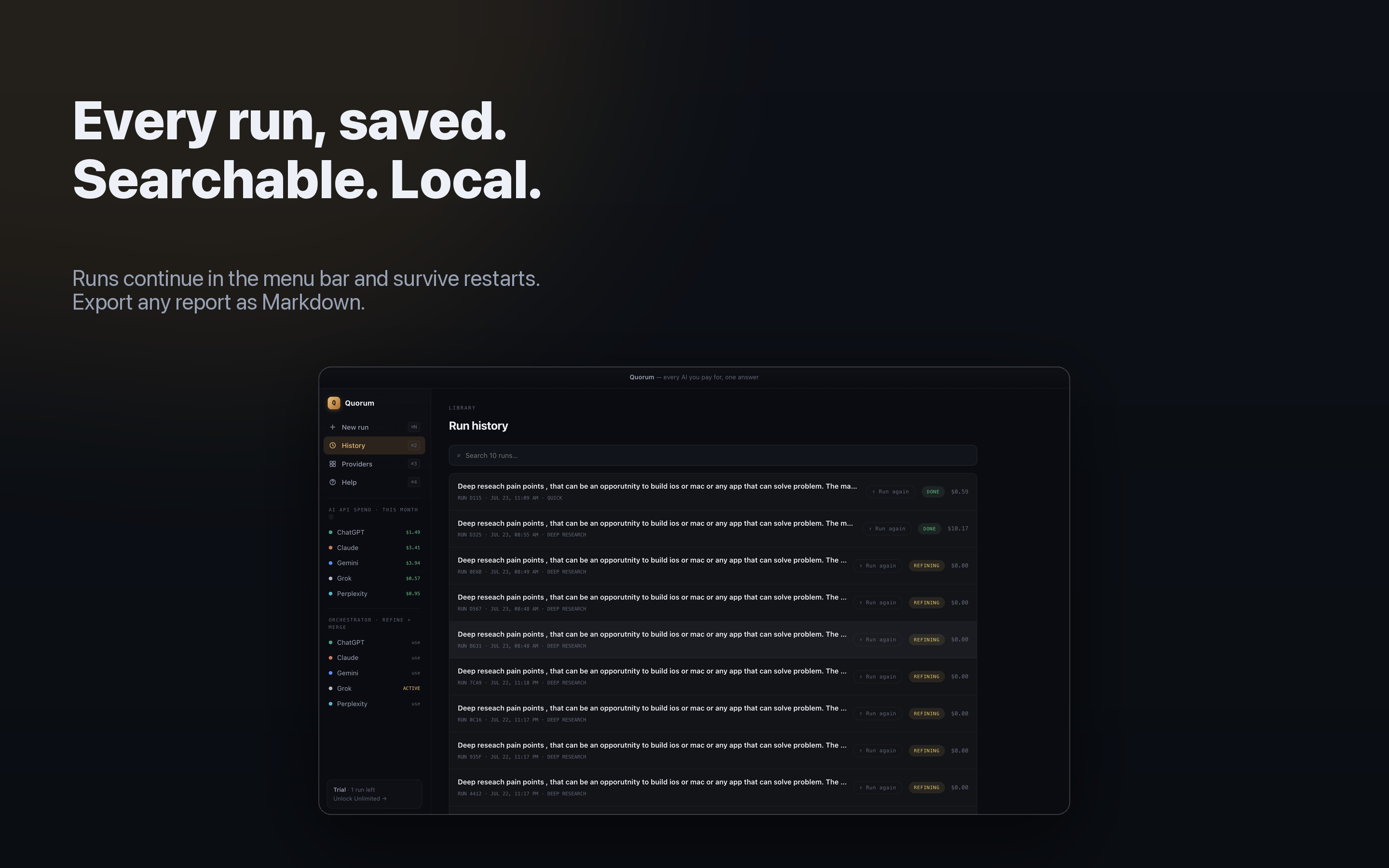 Quorum screenshot: 05 quorum