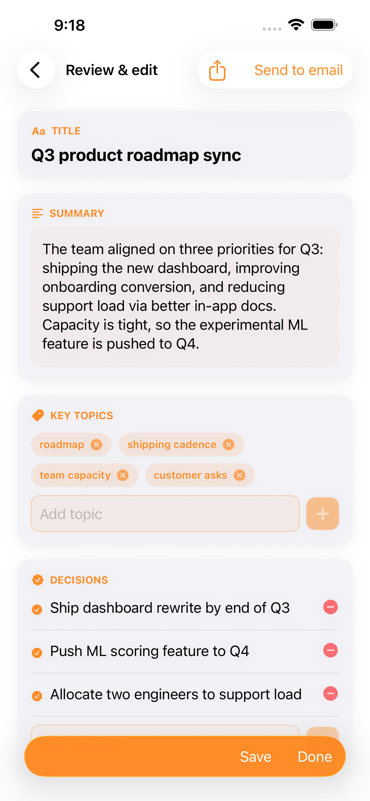 Recap screenshot: 03 formatted notes