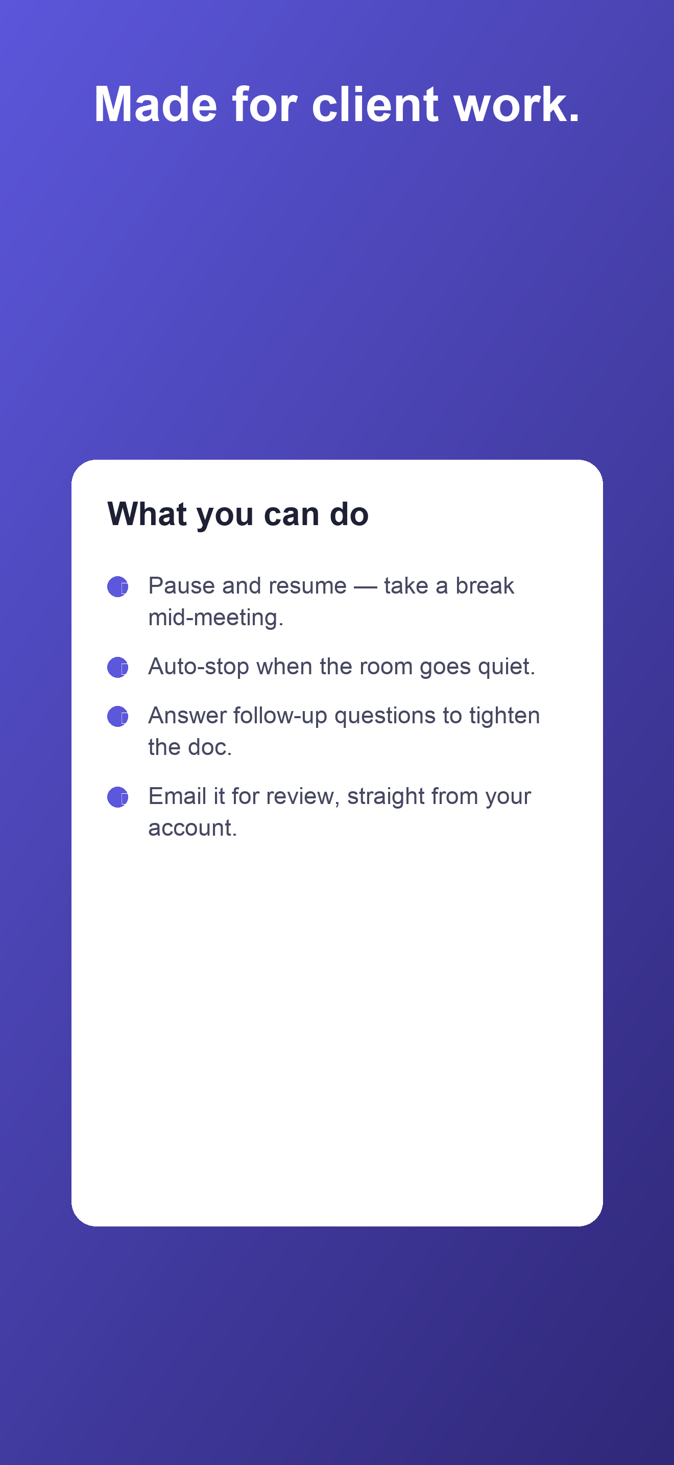 Spec — edit and export from your own account