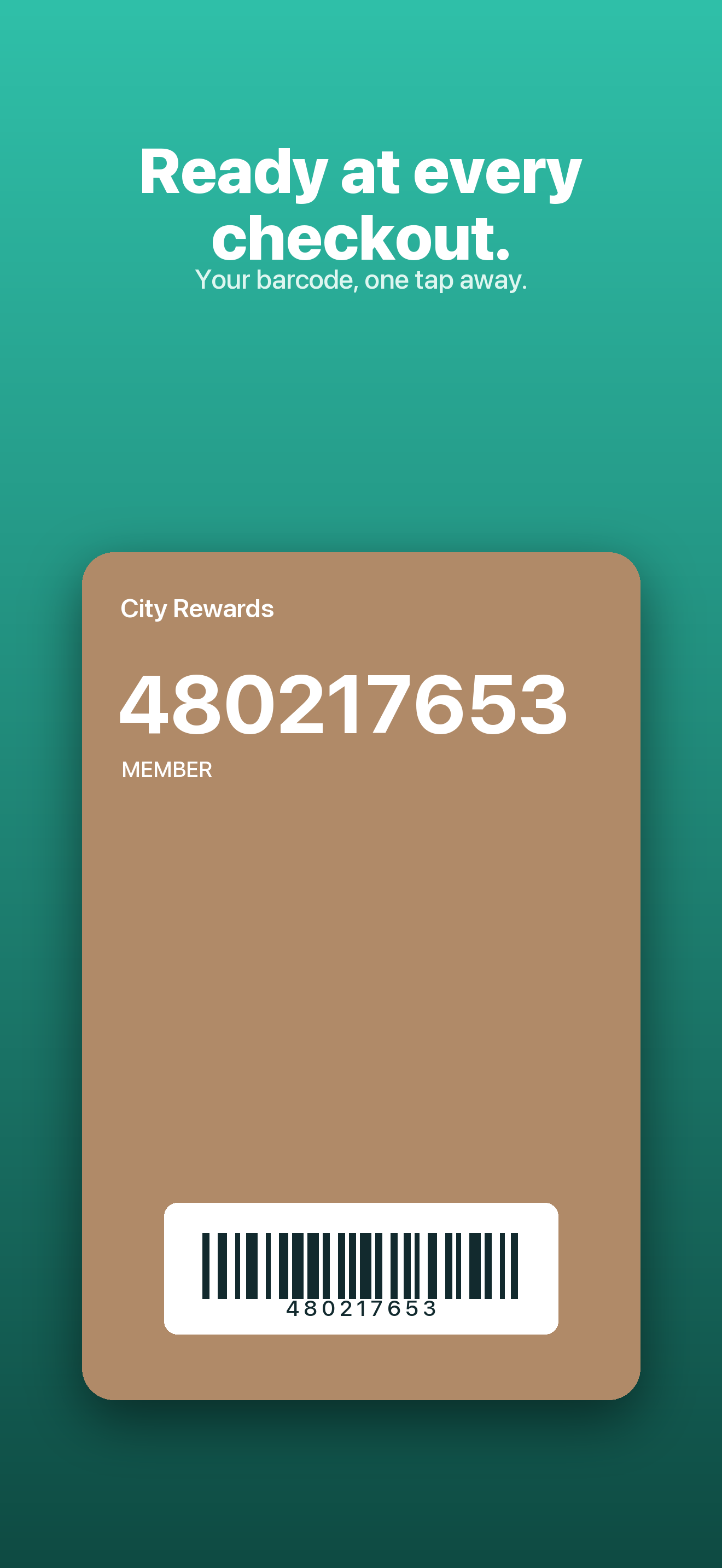Tuck — a finished Apple Wallet pass with the original card kept as backup